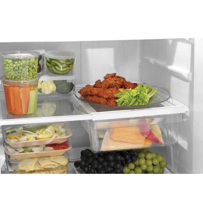 GE® ENERGY STAR® 21.9 Cu. Ft. Top-Freezer Refrigerator GTE22JSNRSS