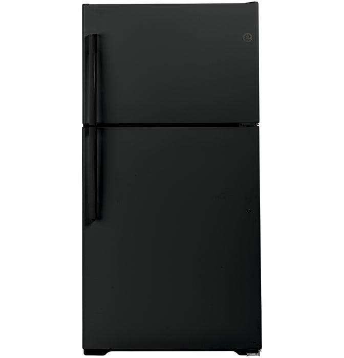 GE® ENERGY STAR® 21.9 Cu. Ft. Top-Freezer Refrigerator GTE22JTNRBB - FAMSA Furniture (TX)