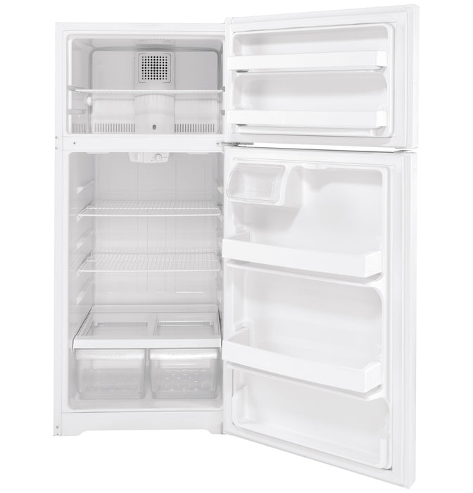 GE 16.6 Cu. Ft. White Top Freezer Refrigerator