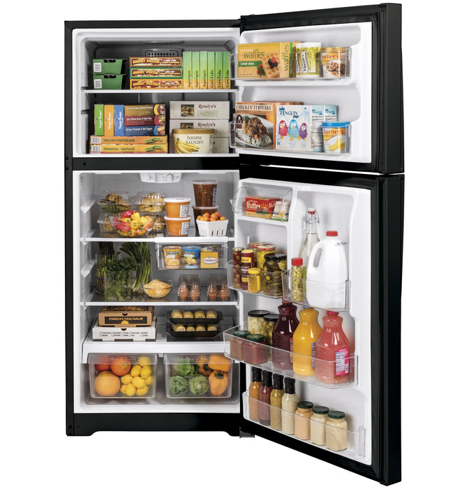 GE® 21.9 Cu. Ft. Garage Ready Top-Freezer Refrigerator GTS22KGNRBB