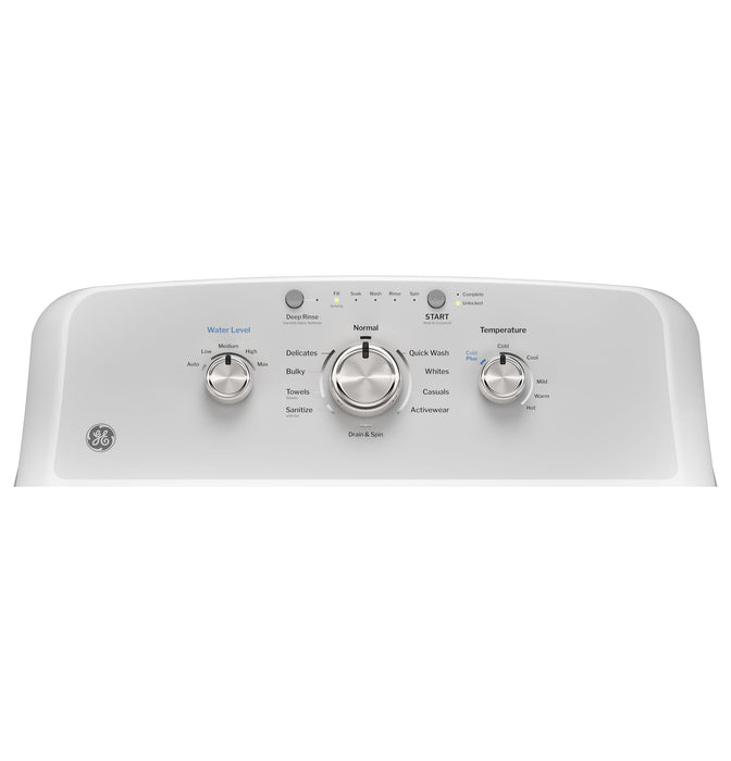 GE® 4.3 cu. ft. Capacity Washer with Stainless Steel Basket,Cold Plus and Water Level Control?