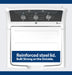 GE® 4.3 cu. ft. Capacity Washer with Stainless Steel Basket, 5-yr Limited Warranty GTW525ACWWB - FAMSA Furniture (TX)