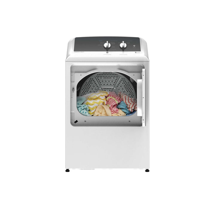 GE 6.2 cu. ft. Capacity Electric Dryer with Up To 120 ft. Venting and 5-yr Limited Warranty GTX52EASPWB - FAMSA Furniture (TX)