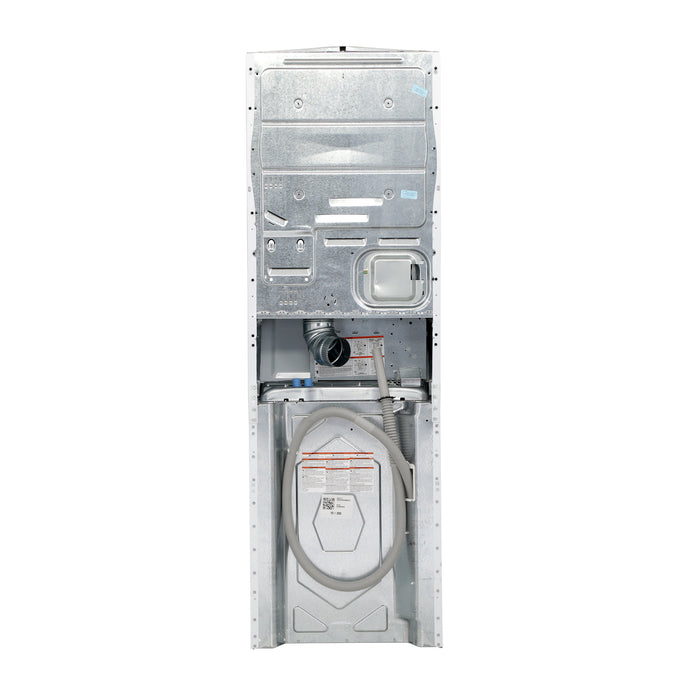 GE Unitized Spacemaker® 2.3 cu. ft. Capacity Washer with Stainless Steel Basket and 4.4 cu. ft. Capacity Electric Dryer GUD24ESSMWW