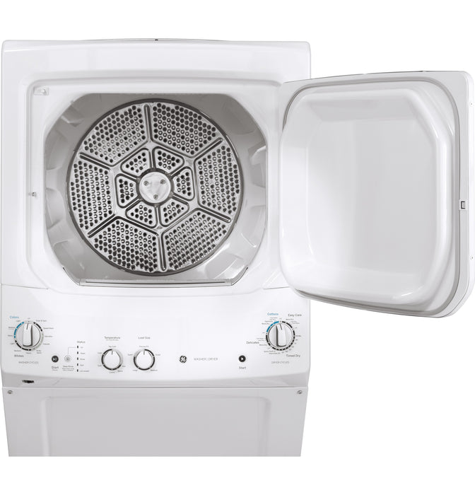 GE Unitized Spacemaker 3.8 Cu. Ft. Washer, 5.9 Cu. Ft. White On White Electric Dryer