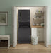 GE Unitized Spacemaker 3.8 Cu. Ft. Washer, 5.9 Cu. Ft. Dryer Diamond Gray Stack Laundry GUD27GSPMDG - FAMSA Furniture (TX)