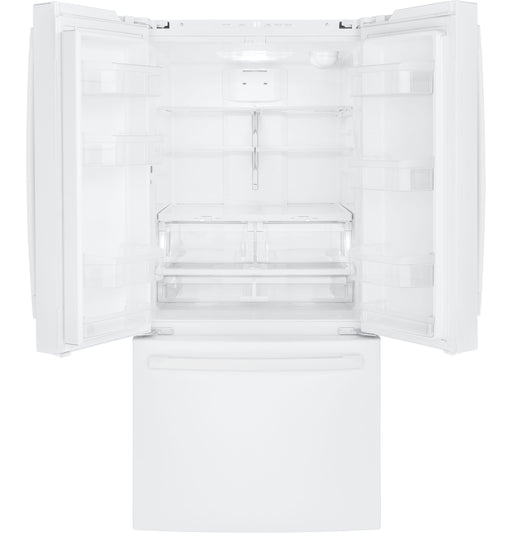 GE® ENERGY STAR® 18.6 Cu. Ft. Counter-Depth French-Door Refrigerator GWE19JGLWW - FAMSA Furniture (TX)