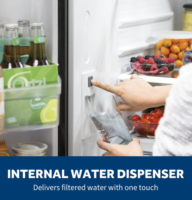 GE® ENERGY STAR® 21.9 Cu. Ft. Fingerprint Resistant Counter-Depth French-Door Refrigerator