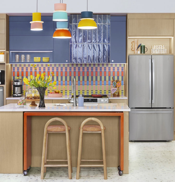 GE® ENERGY STAR® 21.9 Cu. Ft. Fingerprint Resistant Counter-Depth French-Door Refrigerator