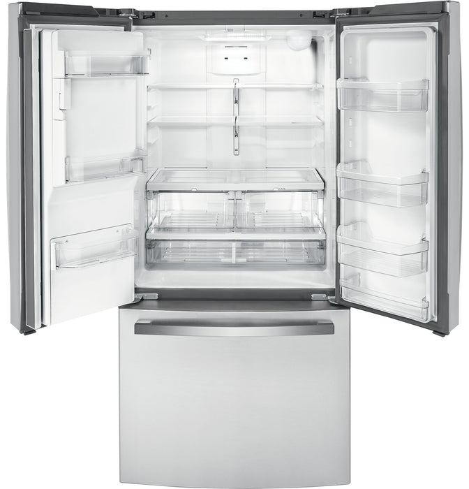 GE 17.5 Cu. Ft. Fingerprint Resistant Stainless Steel Counter-Depth French Door Refrigerator