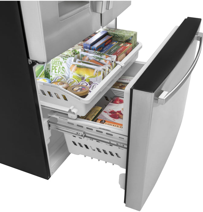 GE 17.5 Cu. Ft. Fingerprint Resistant Stainless Steel Counter-Depth French Door Refrigerator