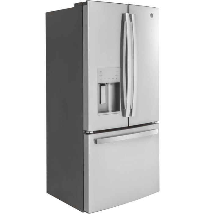 GE 17.5 Cu. Ft. Fingerprint Resistant Stainless Steel Counter-Depth French Door Refrigerator