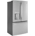 GE ENERGY STAR 22.1 Cu. Ft. Counter-Depth Fingerprint Resistant French-Door Refrigerator GYE22GYNFS - FAMSA Furniture (TX)