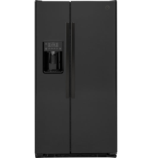 GE® 21.9 Cu. Ft. Counter-Depth Side-By-Side Refrigerator GZS22DGJBB - FAMSA Furniture (TX)