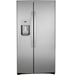 GE 21.8 Cu. Ft. Counter-Depth Fingerprint Resistant Side-By-Side Refrigerator GZS22IYNFS - FAMSA Furniture (TX)