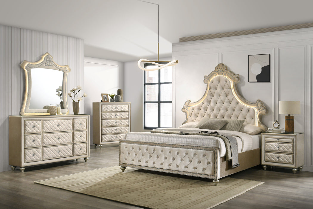 Lucienne Queen Bed w/LED - Image 15
