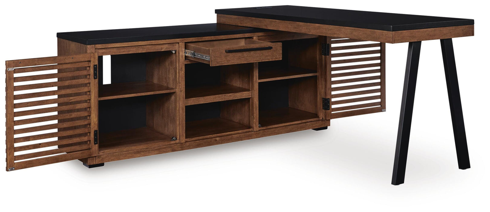 Kallari Credenza with Desk Return - FAMSA Furniture (TX)