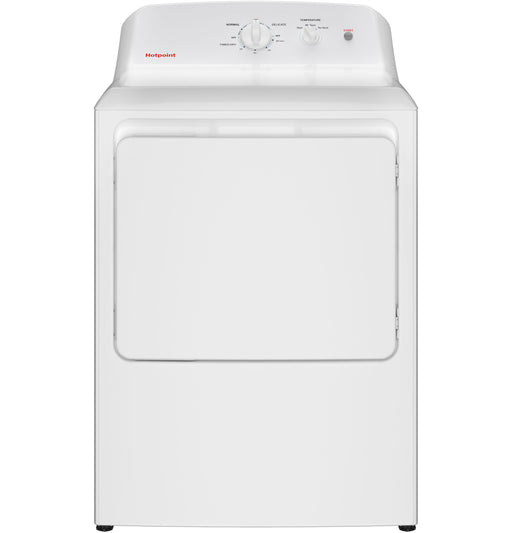 Hotpoint® 6.2 cu. ft. Capacity Gas Dryer with Up To 120 ft. Venting and Shallow Depth HTX26GASWWW - FAMSA Furniture (TX)
