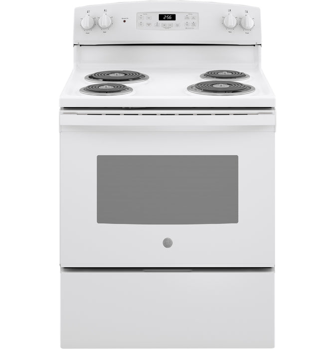 GE® ENERGY STAR® 30" Free-Standing Self-Clean Electric Range JB256DMWW