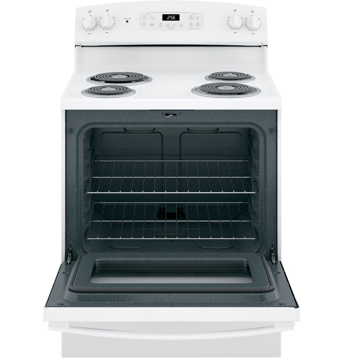 GE® ENERGY STAR® 30" Free-Standing Self-Clean Electric Range JB256DMWW