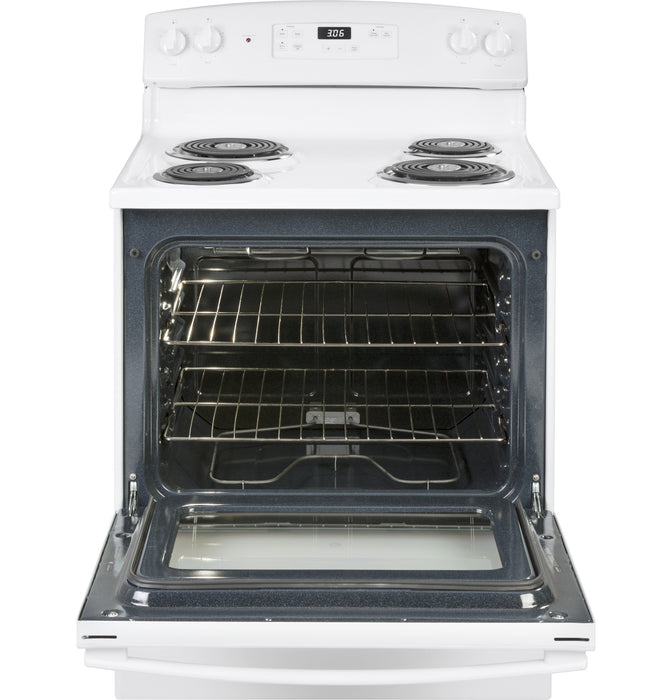 GE 30" White Free Standing Electric Range