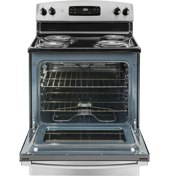GE® ENERGY STAR® 30" Free-Standing Electric Range JBS360RTSS