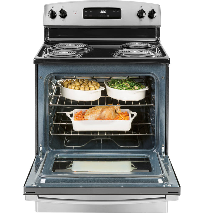 GE® ENERGY STAR® 30" Free-Standing Electric Range JBS360RTSS