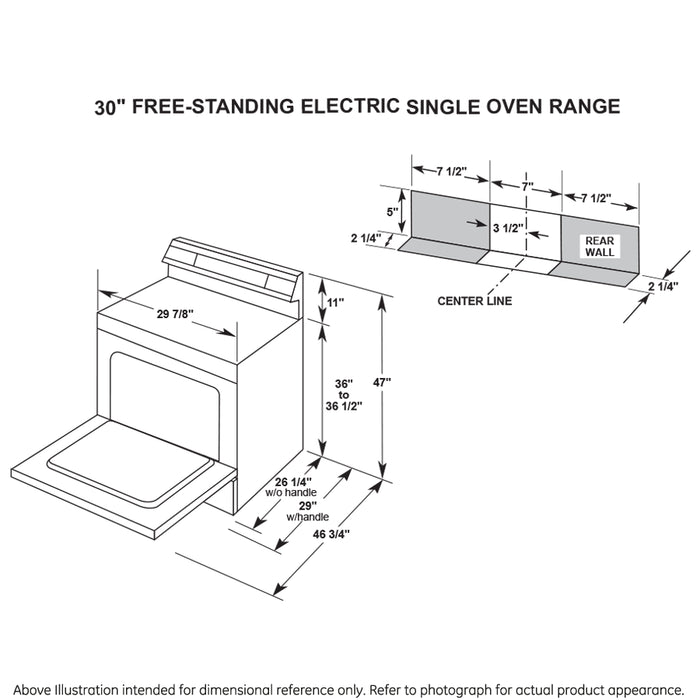 GE® ENERGY STAR® 30" Free-Standing Electric Range JBS360RTSS - FAMSA Furniture (TX)