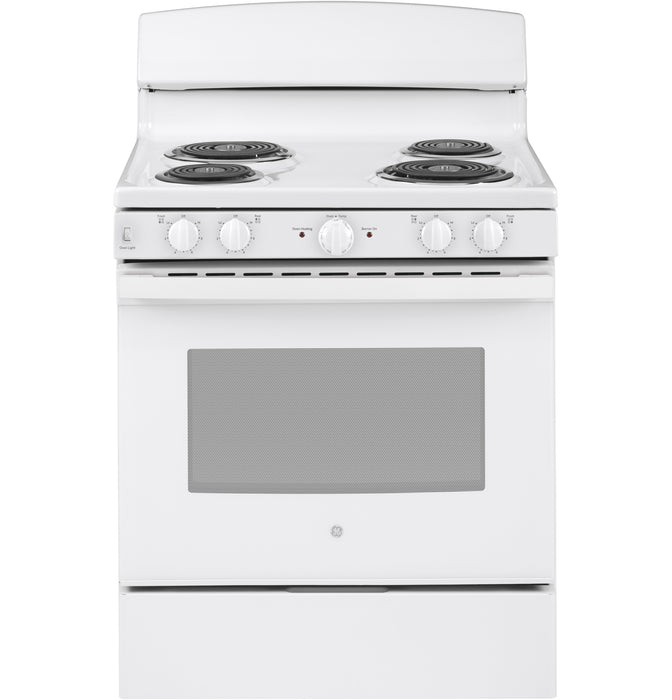 GE® ENERGY STAR® 30" Free-Standing Electric Range JBS460DMWW