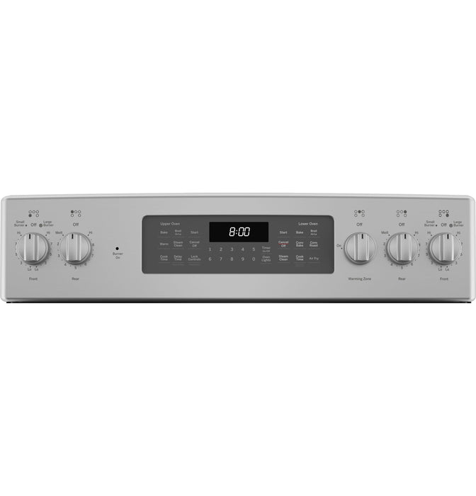 GE 30" Free-Standing Electric Double Oven Convection Range JBS86SPSS - FAMSA Furniture (TX)