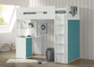 Nerice Twin Loft Bed w/Desk & Wardrobe - Image 7
