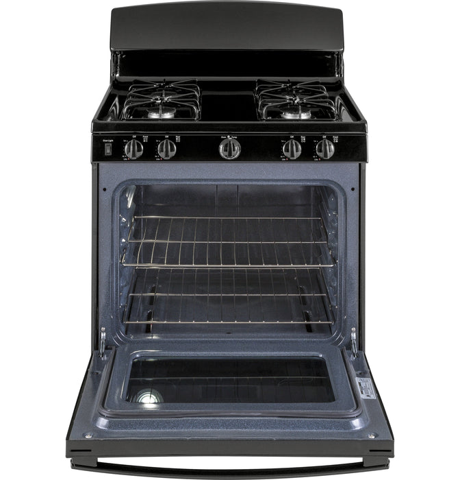 GE® 30" Free-Standing Gas Range JGBS30DEKBB