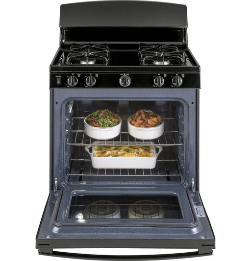 GE® 30" Free-Standing Gas Range JGBS30DEKBB - FAMSA Furniture (TX)