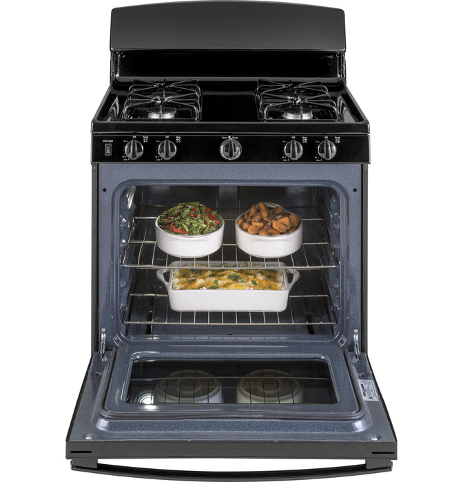 GE® 30" Free-Standing Gas Range JGBS30DEKBB