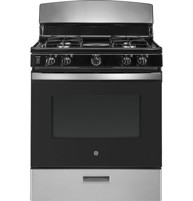 GE® 30" Free-Standing Gas Range JGBS30RETSS