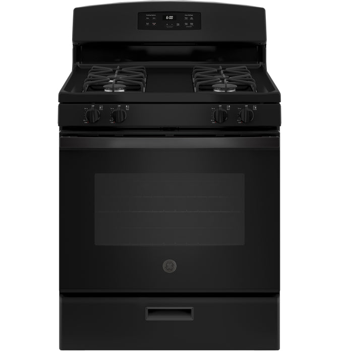 GE® 30" Free-Standing Gas Range JGBS60DEKBB