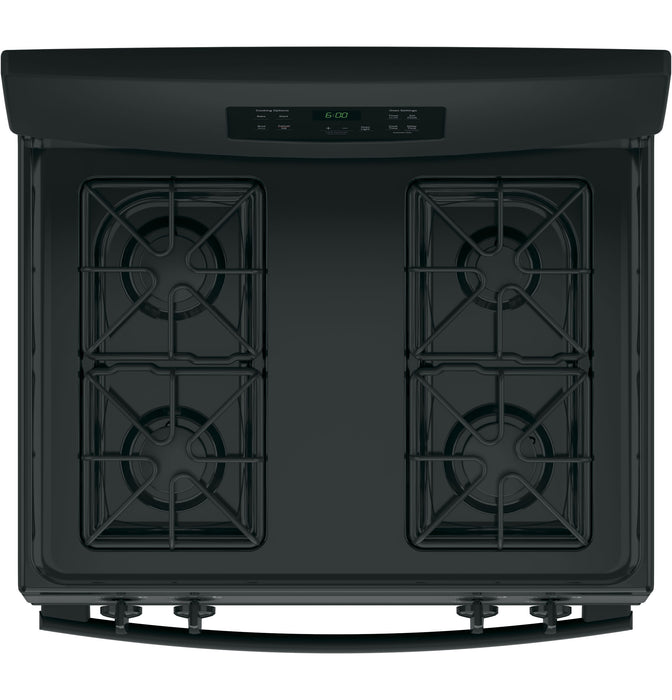 GE® 30" Free-Standing Gas Range JGBS60DEKBB