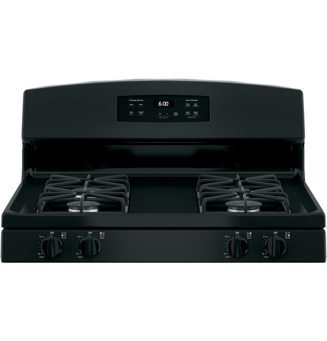GE® 30" Free-Standing Gas Range JGBS60DEKBB
