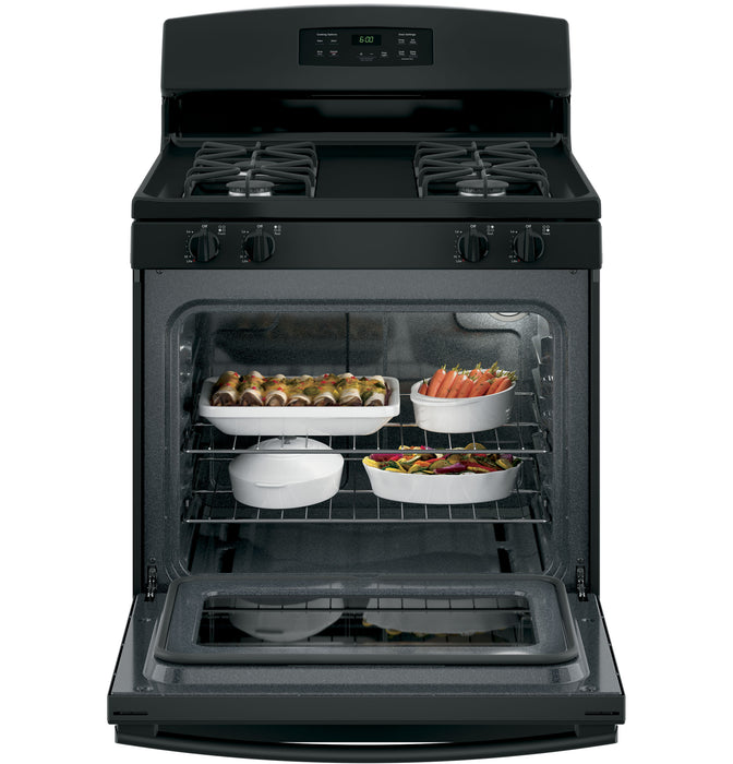 GE® 30" Free-Standing Gas Range JGBS60DEKBB