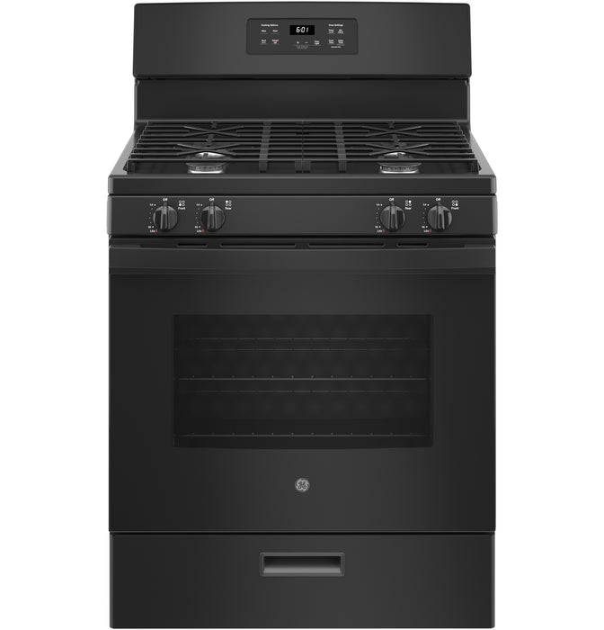 GE® 30" Free-Standing Gas Range JGBS61DPBB