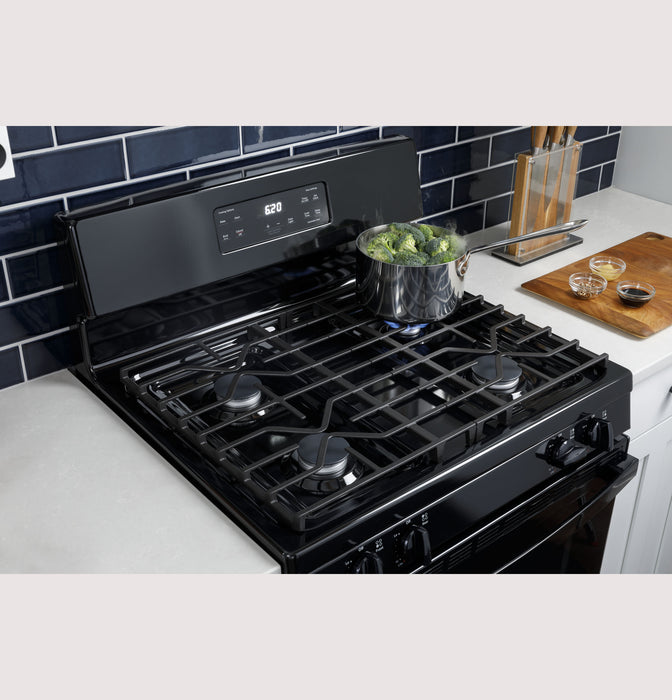 GE® 30" Free-Standing Gas Range JGBS61DPBB
