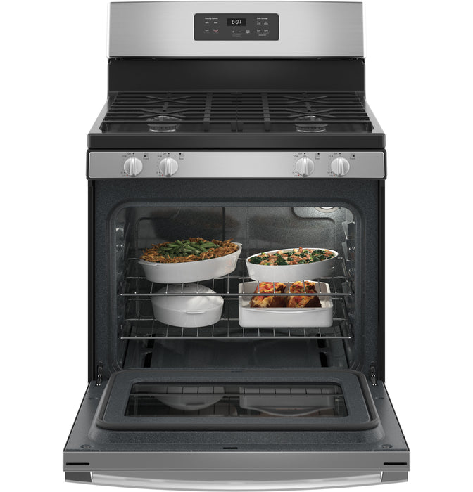 GE 30" Free-Standing Gas Range JGBS61RPSS - FAMSA Furniture (TX)