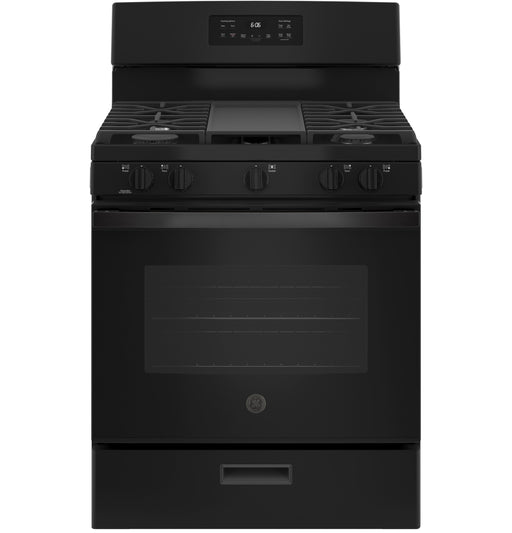 GE® 30" Free-Standing Gas Range JGBS66DEKBB - FAMSA Furniture (TX)