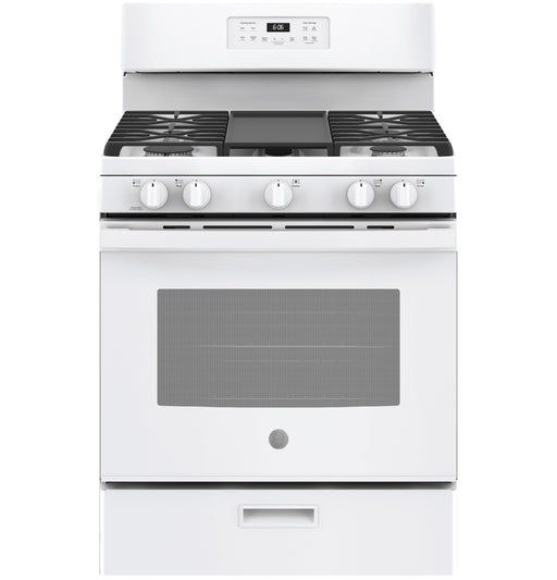 GE® 30" Free-Standing Gas Range JGBS66DEKWW - FAMSA Furniture (TX)