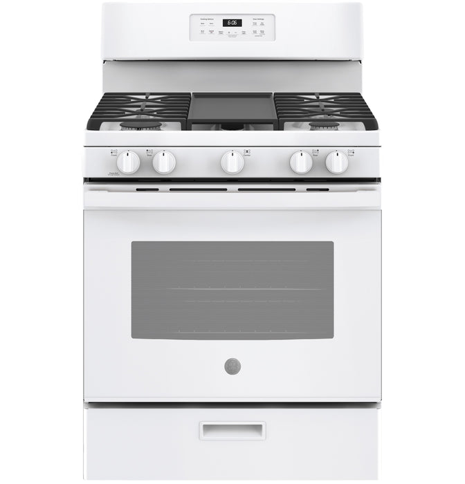 GE® 30" Free-Standing Gas Range JGBS66DEKWW - FAMSA Furniture (TX)