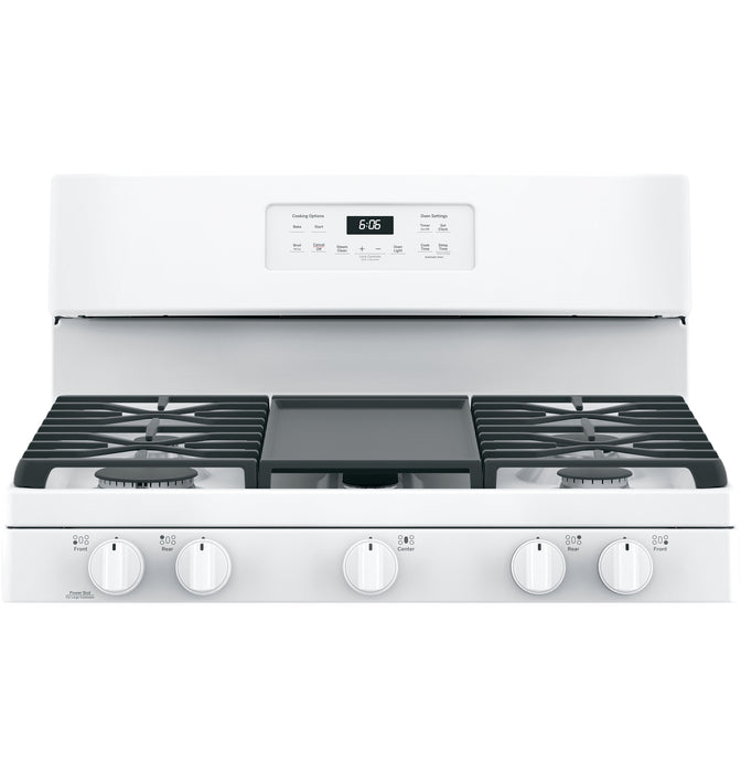 GE® 30" Free-Standing Gas Range JGBS66DEKWW