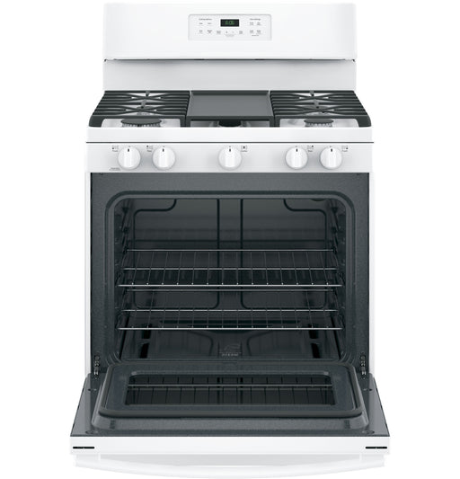 GE® 30" Free-Standing Gas Range JGBS66DEKWW - FAMSA Furniture (TX)
