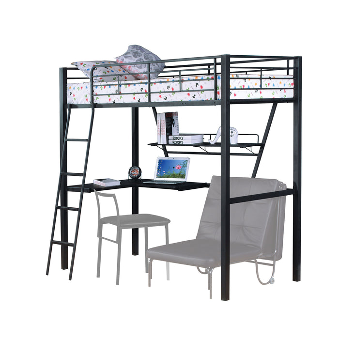 Senon Twin Loft Bed w/Desk - Image 4