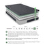 MT-UNG11T 11" Twin Green Tea Gel-Infused Memory Foam Mattress image