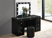 AVERY 3PC VANITY SET BLACK - FAMSA Furniture (TX)